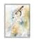 Stupell Industries Owl Side Eye Portrait Woodland Bird Watercolor in Gray Frame Wall Art